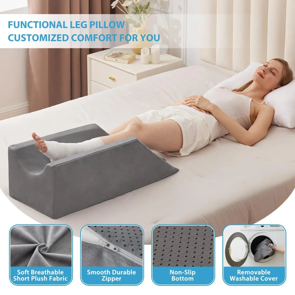 Memory Foam Leg Elevation Pillow
