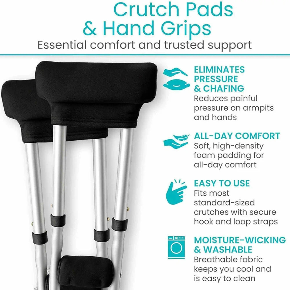 Ergonomic Crutch Hand Grip Pad