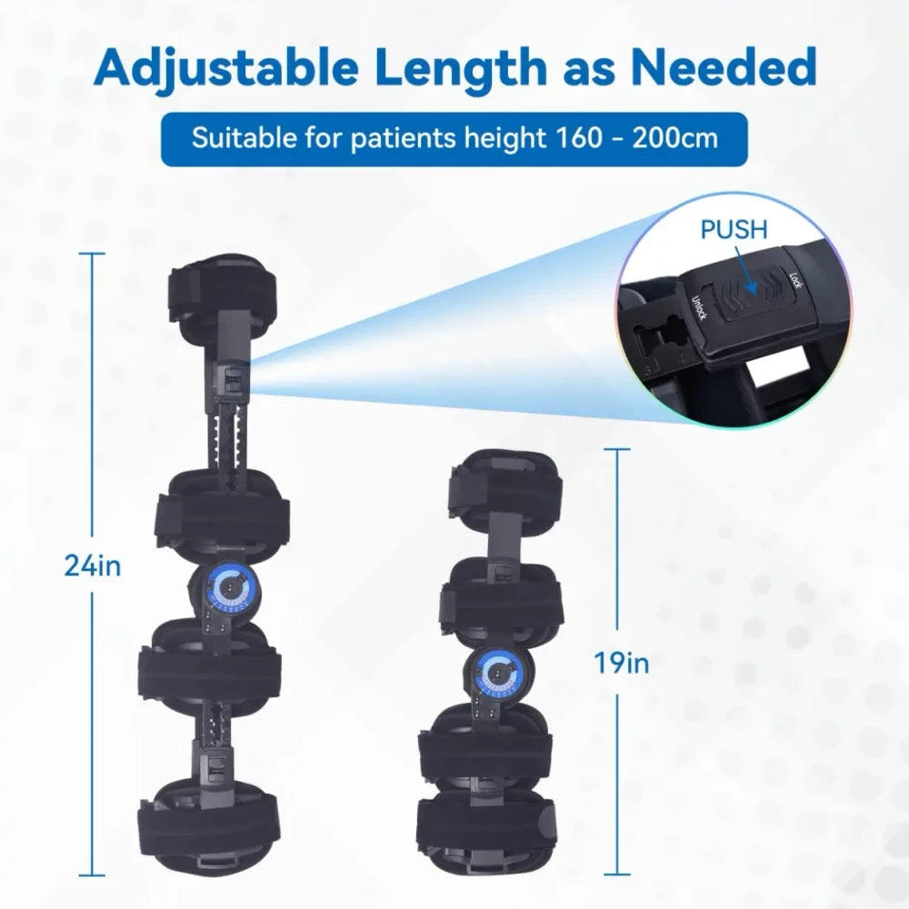Hinged ROM Knee Brace