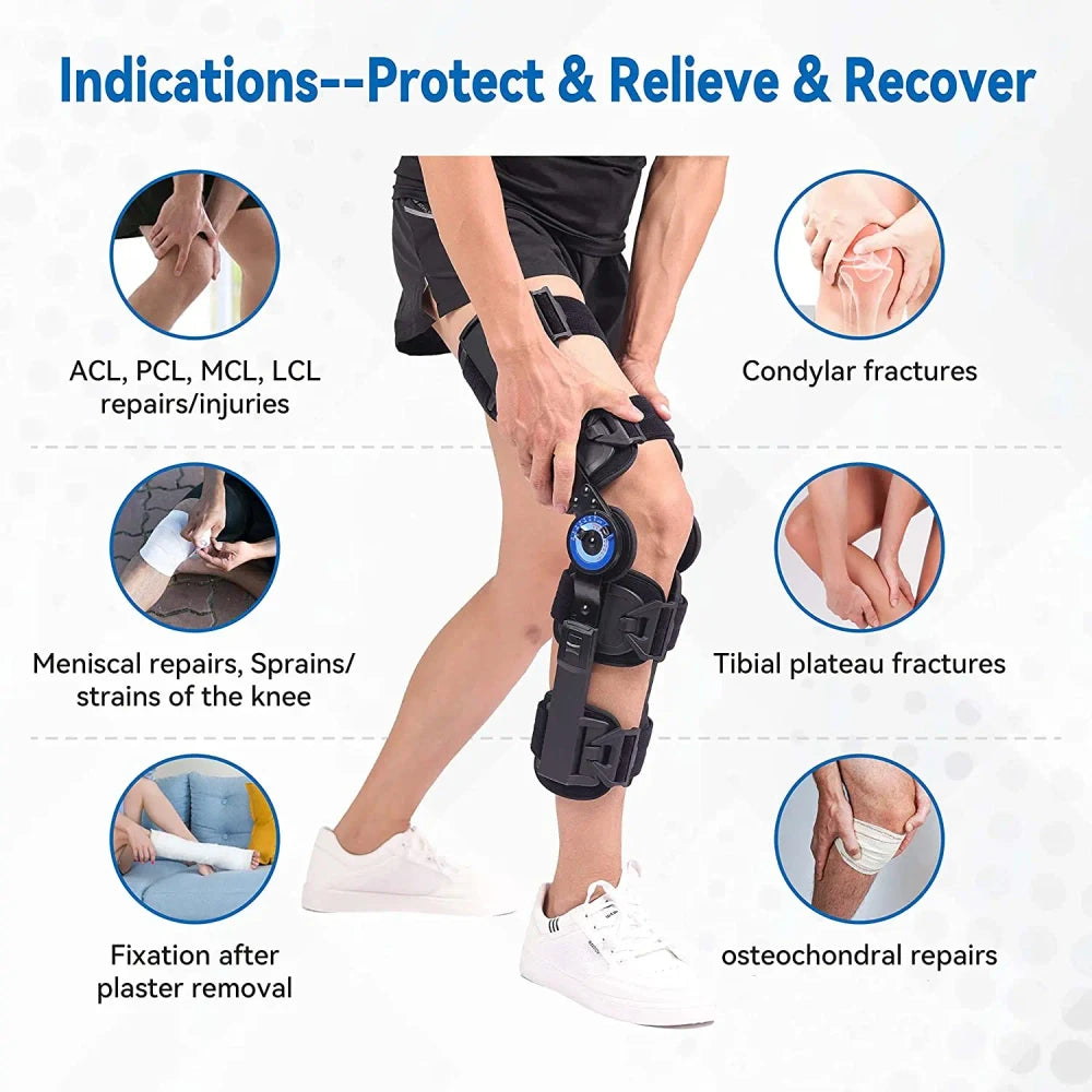 Hinged ROM Knee Brace