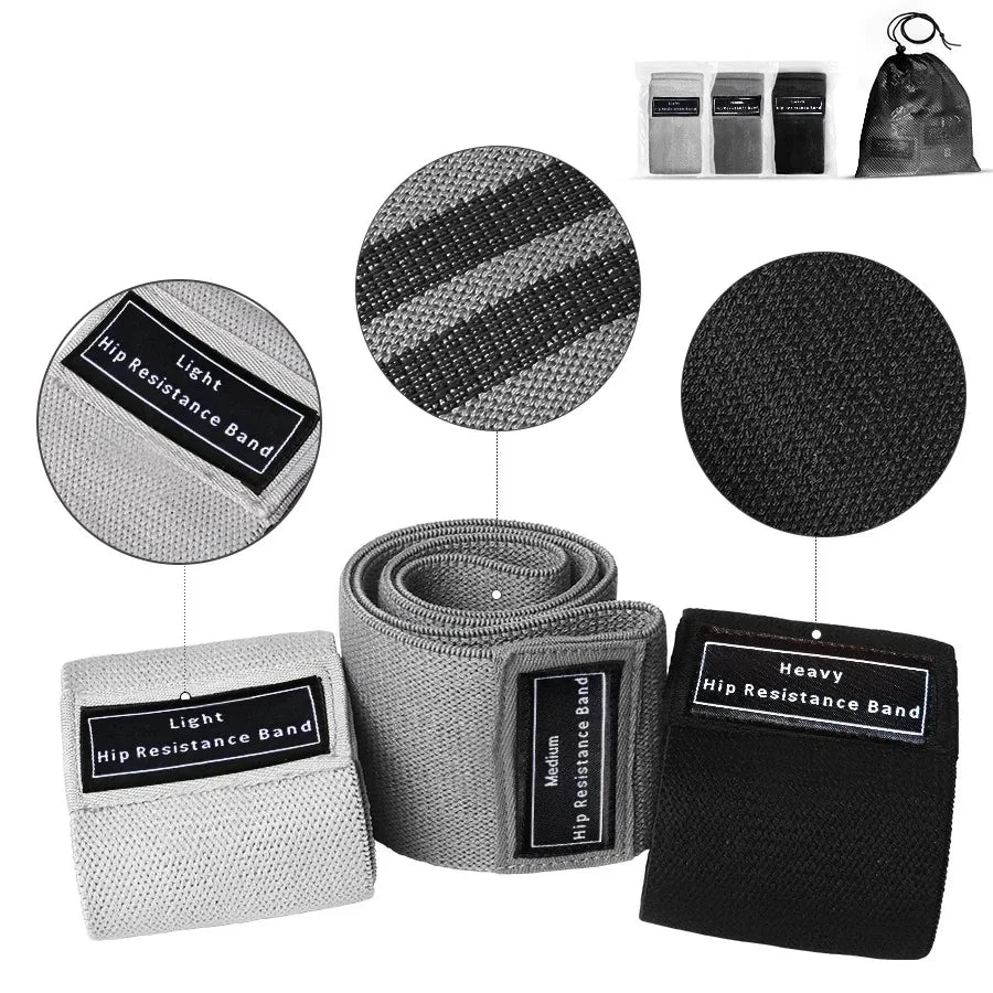 Fabric Resistance Hip Bands
