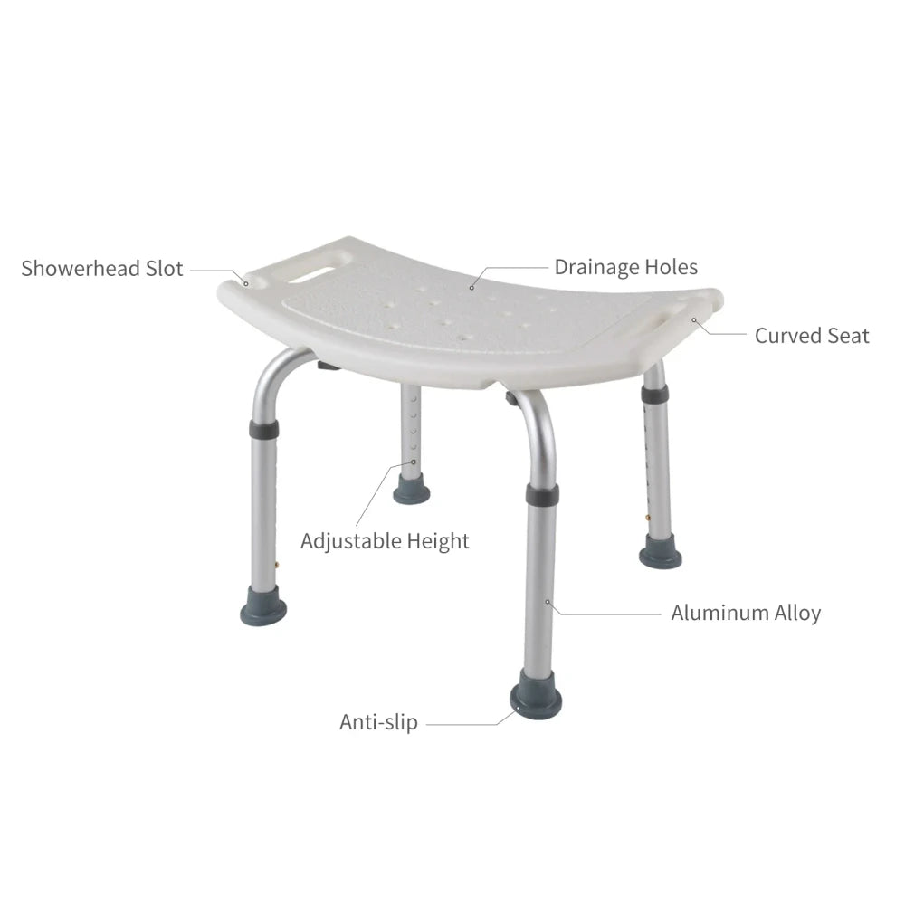 Folding Non-Slip Shower Bench