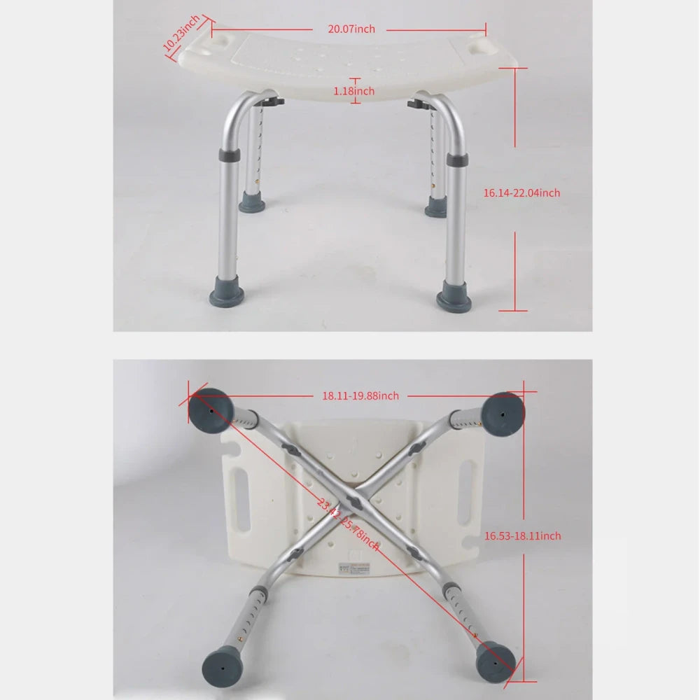 Folding Non-Slip Shower Bench